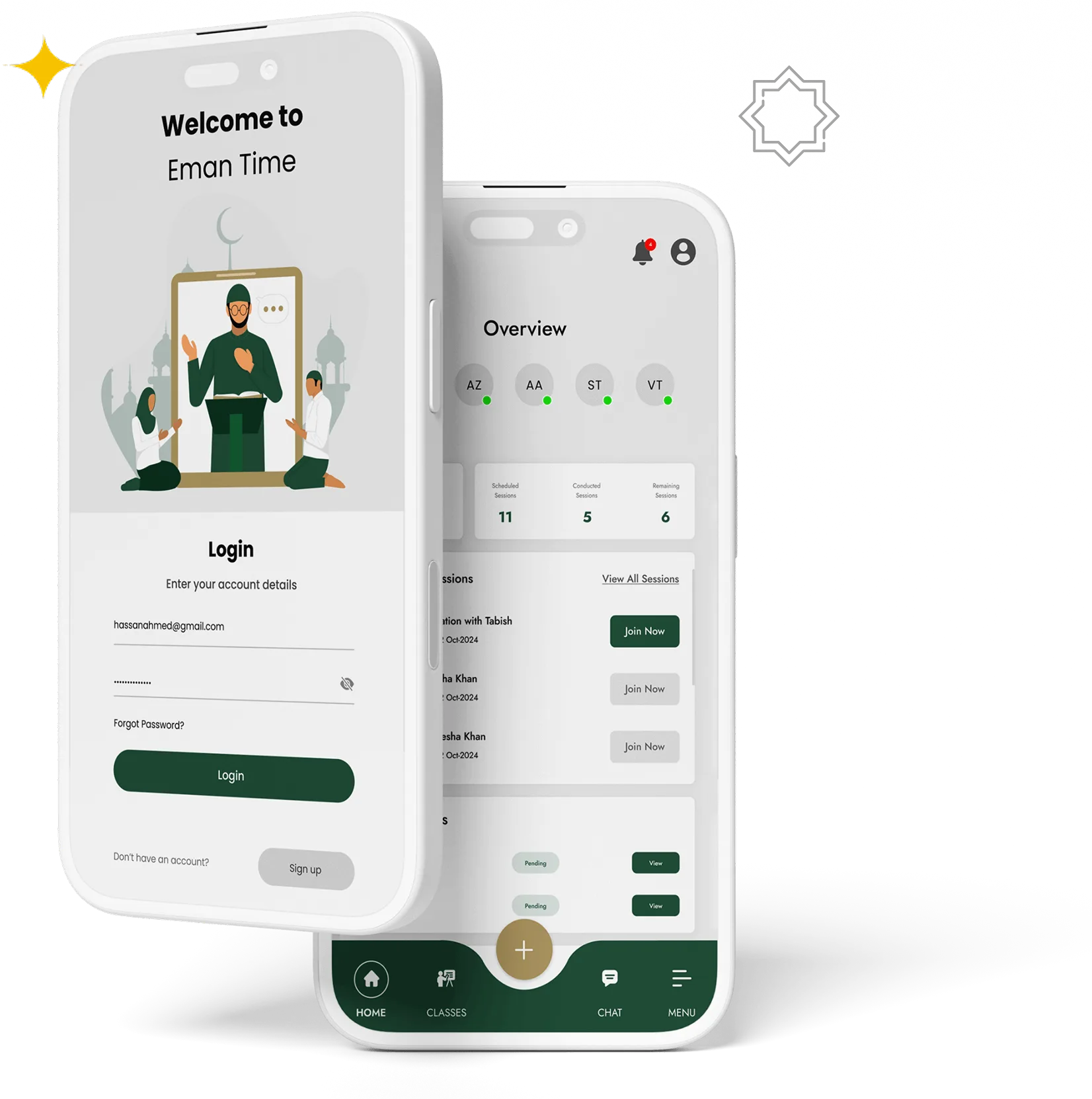 EmanTime online Quran learning preview